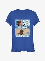 Star Wars Its A Trap Girls T-Shirt