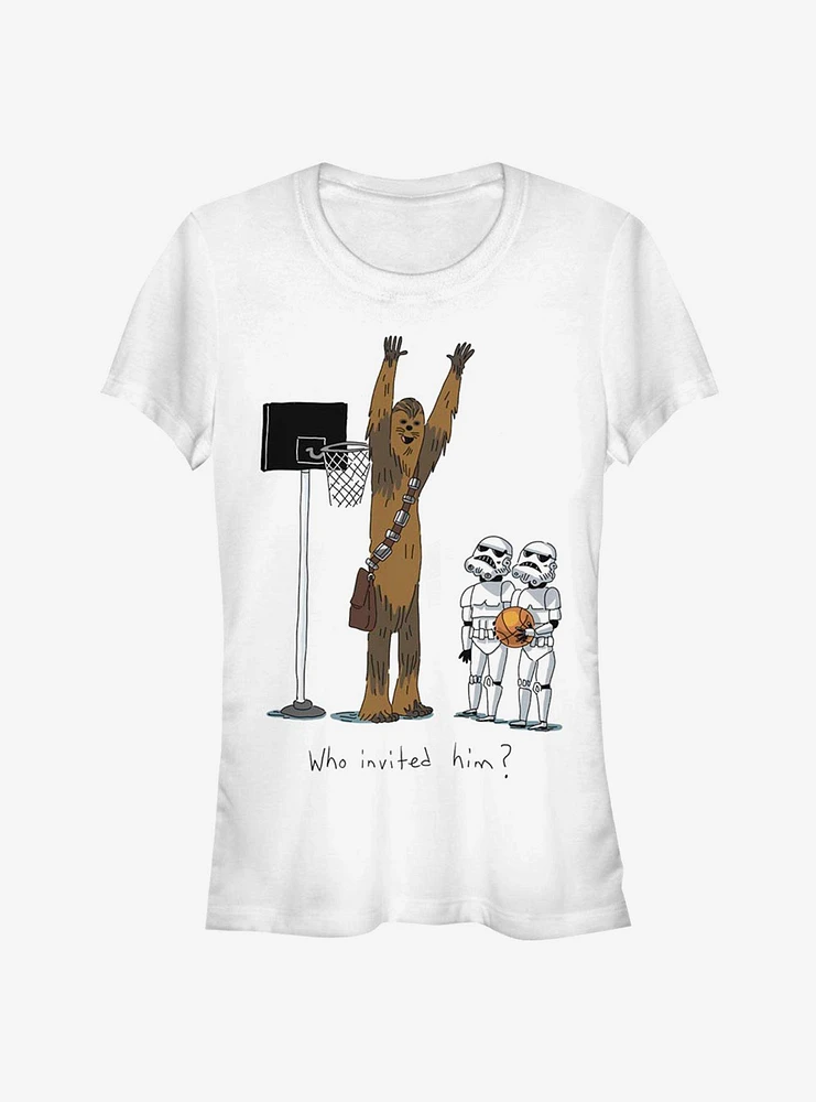 Star Wars Chewie Basketball Girls T-Shirt