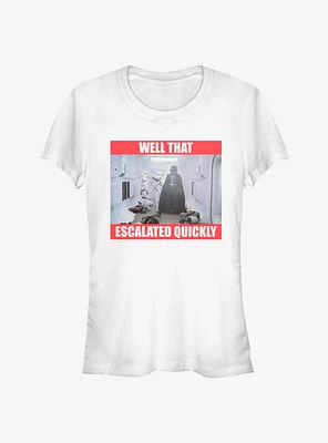 Star Wars Escalated Quickly Girls T-Shirt