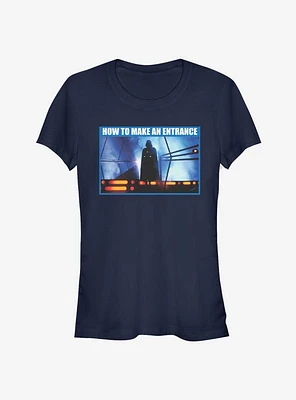 Star Wars How To Make An Entrance Girls T-Shirt