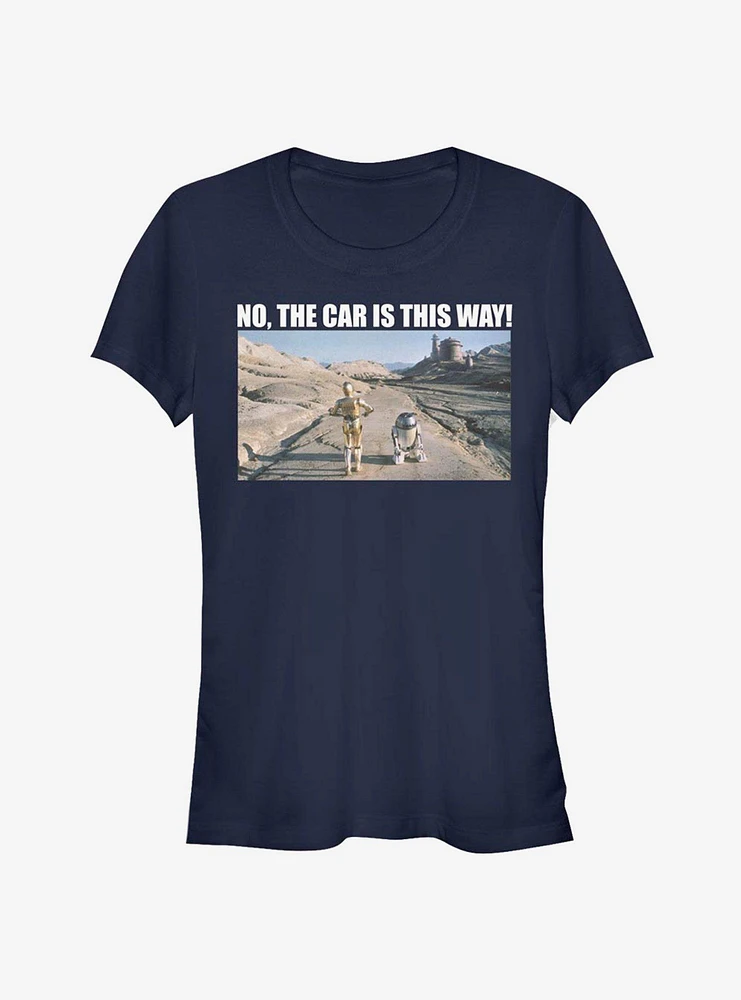 Star Wars Wheres The Car Girls T-Shirt