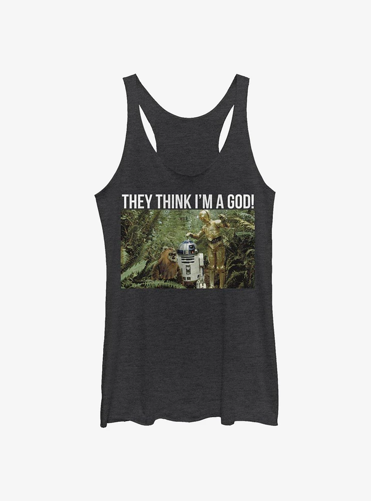 Star Wars C3Po God Girls Tank