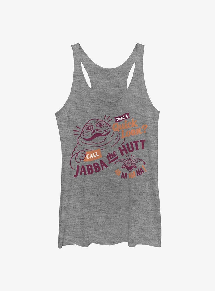 Star Wars Jabba Loans Girls Tank Top