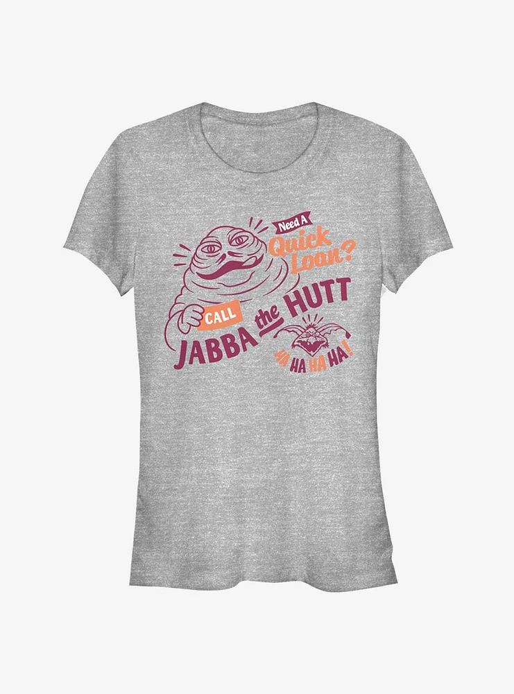 Star Wars Jabba Loans Girls T-Shirt