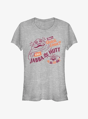 Star Wars Jabba Loans Girls T-Shirt