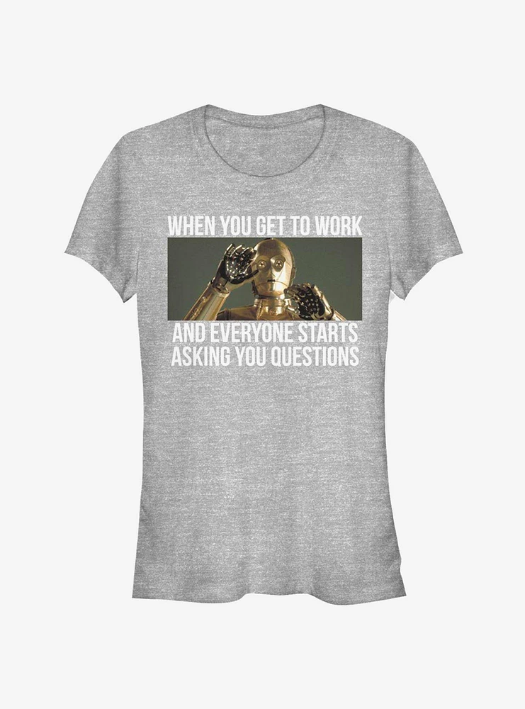 Star Wars Overwhelming Work Girls T-Shirt