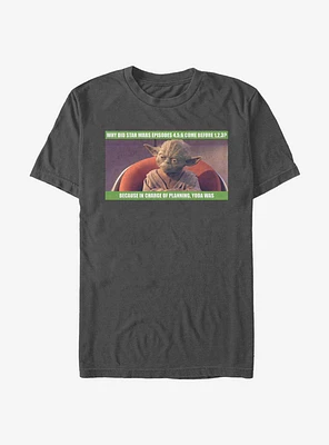 Star Wars Yoda Of Planning T-Shirt