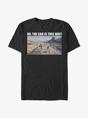 Star Wars Wheres The Car T-Shirt