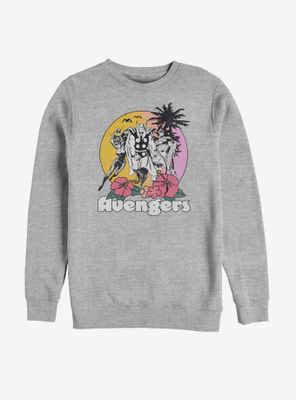 Marvel Avengers Trifecta Palm Tree Sweatshirt