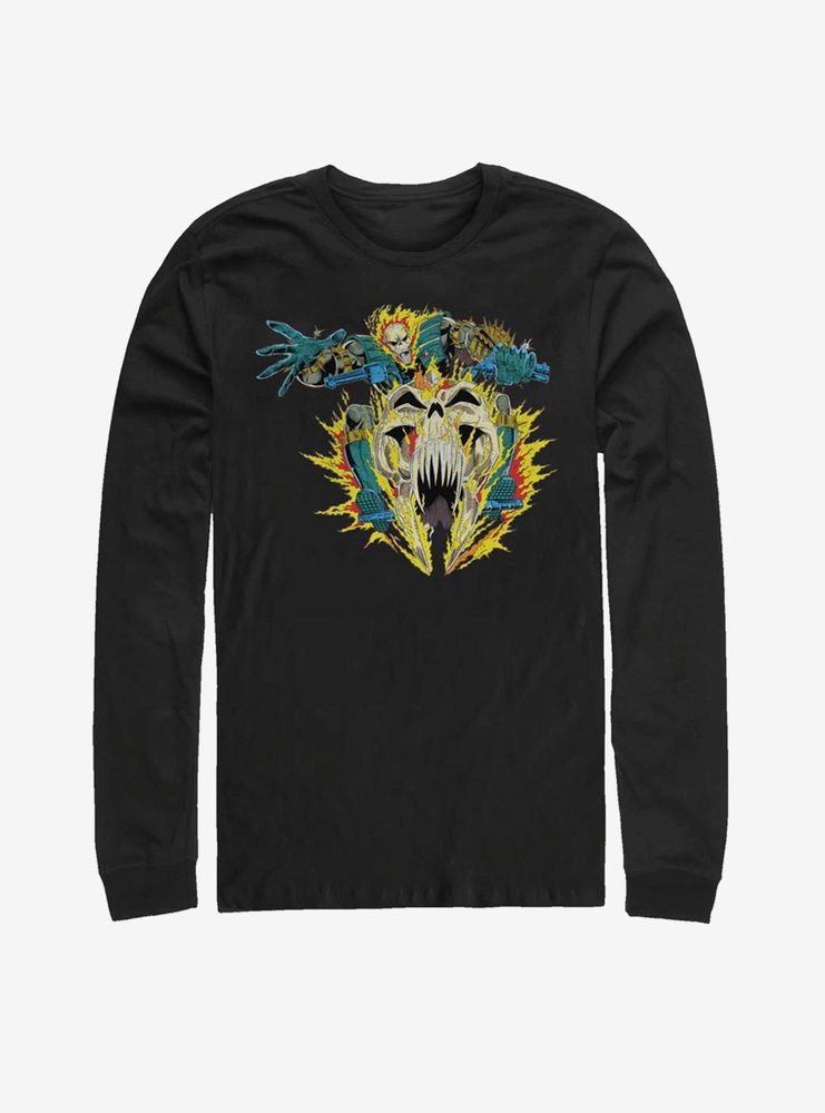 Marvel Ghost Rider Attack Long-Sleeve T-Shirt