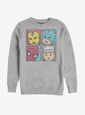Marvel Avengers Pop Squares Sweatshirt