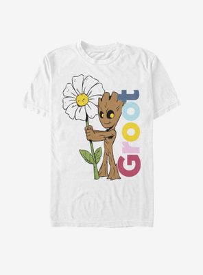 Marvel Guardians Of The Galaxy Picking Flowers Groot T-Shirt