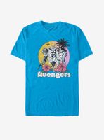 Marvel Avengers Trifecta Palm Tree T-Shirt