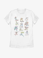 Marvel Avengers Character Titles Womens T-Shirt