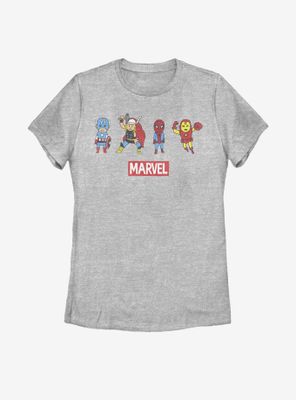 Marvel Avengers Pop Art Group Womens T-Shirt