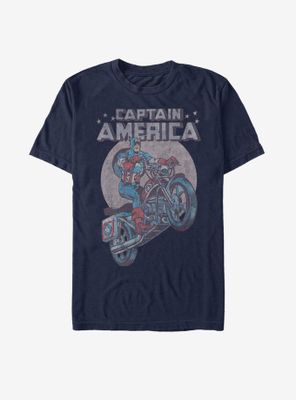 Marvel Captain America Night Ride T-Shirt