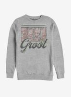 Marvel Guardians Of The Galaxy Four Panel Groot Sweatshirt