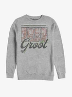 Marvel Guardians Of The Galaxy Four Panel Groot Sweatshirt