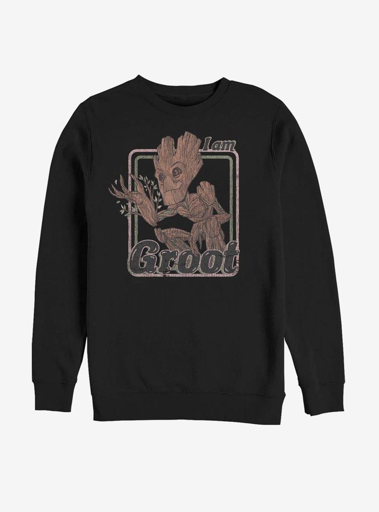 Marvel Guardians Of The Galaxy Vintage I Am Groot Sweatshirt