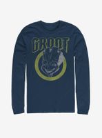 Marvel Guardians Of The Galaxy Grunge Groot Long-Sleeve T-Shirt