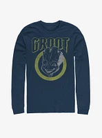Marvel Guardians Of The Galaxy Grunge Groot Long-Sleeve T-Shirt