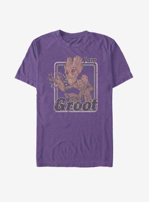 Marvel Guardians Of The Galaxy Vintage I Am Groot T-Shirt