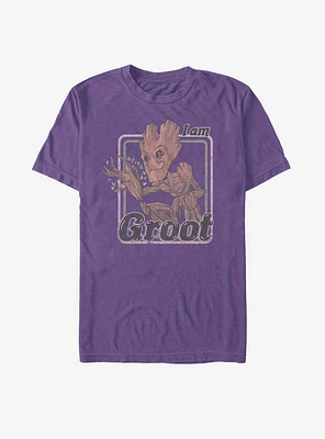 Marvel Guardians Of The Galaxy Vintage I Am Groot T-Shirt