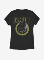 Marvel Guardians Of The Galaxy Grunge Groot Womens T-Shirt