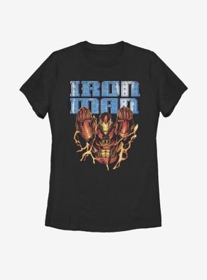 Marvel Iron Man Steel Power Womens T-Shirt