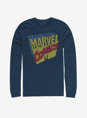 Marvel 3D Logo Long-Sleeve T-Shirt