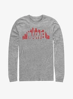 Marvel Skyline Logo Long-Sleeve T-Shirt