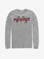 Marvel Vintage Character Logo Long-Sleeve T-Shirt