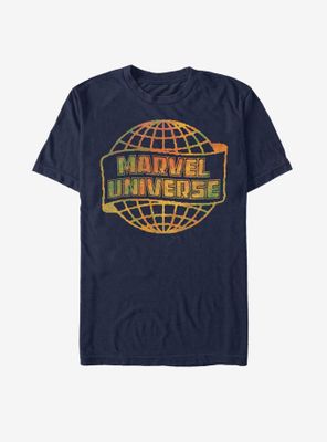 Marvel Universe Globe Logo T-Shirt