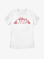 Marvel Skyline Logo Womens T-Shirt