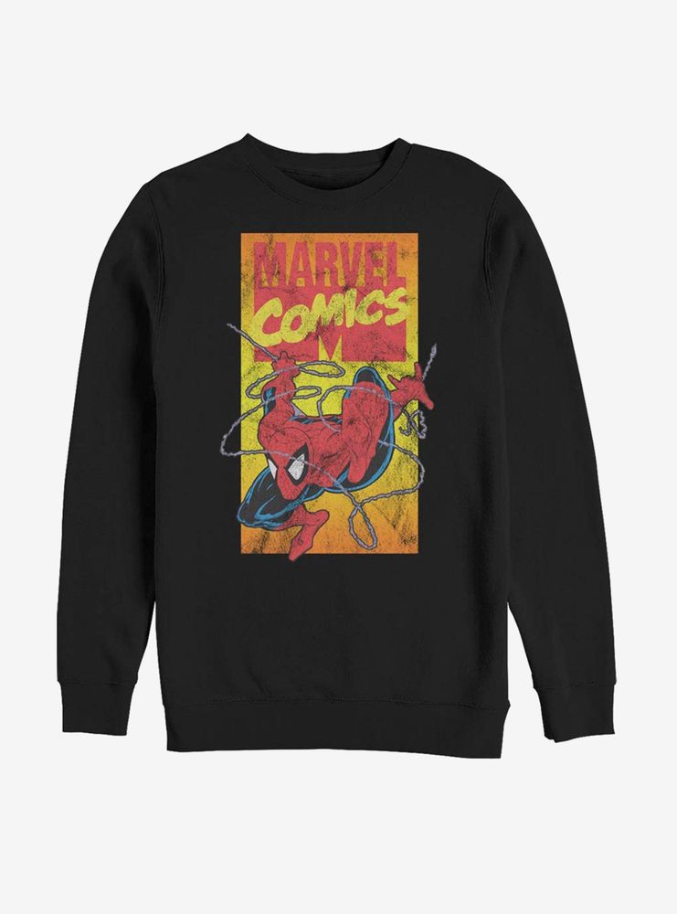 Marvel Spider-Man Vintage Comic Spidey Sweatshirt