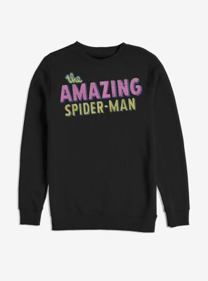 Marvel The Amazing Spider-Man Retro Logo Sweatshirt