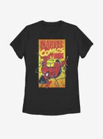 Marvel Spider-Man Vintage Comic Spidey Womens T-Shirt