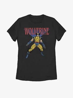 Marvel X-Men Wolverine Classic Nineties Womens T-Shirt