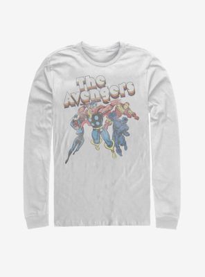 Marvel Avengers Vintage Look Long-Sleeve T-Shirt