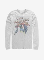 Marvel Avengers Vintage Look Long-Sleeve T-Shirt