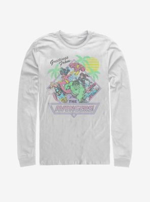 Marvel Avengers Greetings Long-Sleeve T-Shirt