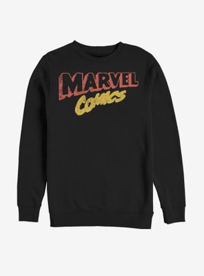 Marvel Retro Fuzzy Logo Sweatshirt