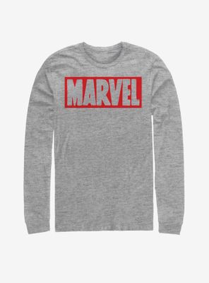 Marvel Brick Logo Classic Long-Sleeve T-Shirt
