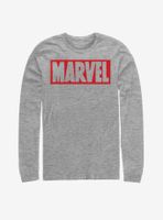 Marvel Brick Logo Classic Long-Sleeve T-Shirt