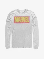 Marvel Logo Drip Long-Sleeve T-Shirt