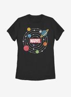 Marvel Solar System Logo Womens T-Shirt