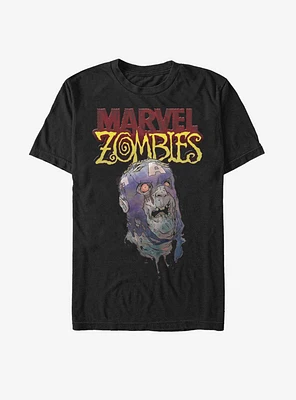 Marvel Zombies Head Of Captain America T-Shirt