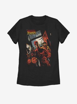 Marvel Zombies Halloween Devil Womens T-Shirt