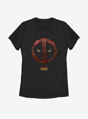 Marvel Zombies Undead Deadpool Icon Womens T-Shirt
