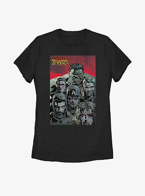 Marvel Zombies Zombie Groupshot Womens T-Shirt
